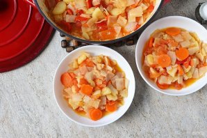 Овощи тушеные Овощи тушеные