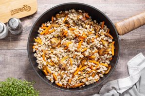 Перловка с грибами Перловка с грибами