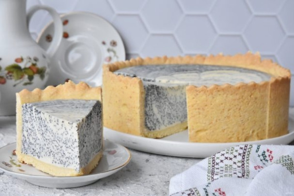 Пирог с творогом и маком Пирог с творогом и маком