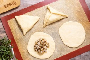 Пирожки с солеными грибами Пирожки с солеными грибами