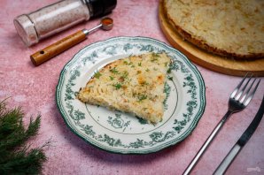 Постная запеканка из капусты