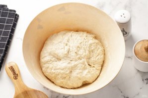 Постное тесто для пиццы