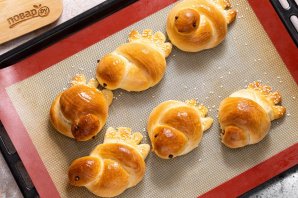 Постные булочки "Жаворонки"