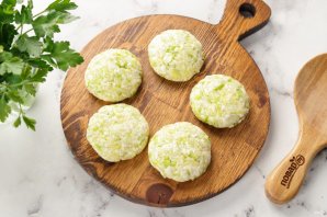 Постные котлеты из кабачков