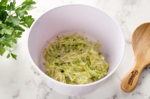 Постные котлеты из кабачков