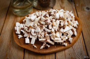 Постные вареники с грибами Постные вареники с грибами