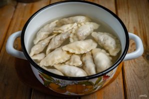 Постные вареники с грибами Постные вареники с грибами