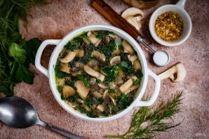 Постный грибной суп Постный грибной суп