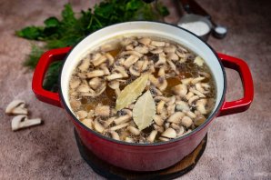 Постный грибной суп Постный грибной суп