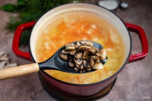 Постный грибной суп Постный грибной суп