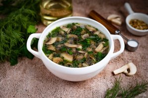 Постный грибной суп Постный грибной суп