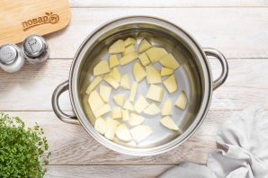 Постный грибной суп из замороженных грибов