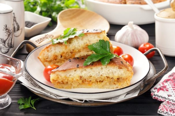 Постный капустный пирог Постный капустный пирог