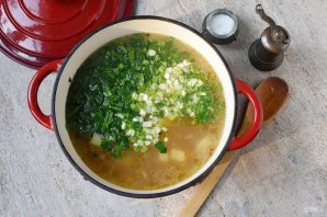 Постный картофельный суп