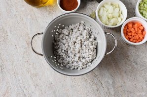 Постный овощной суп