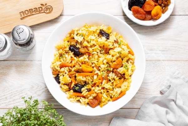 Постный плов