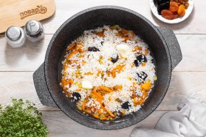 Постный плов