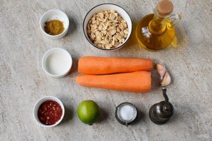 Постный салат из моркови