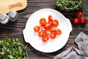 Постный салат с красной фасолью