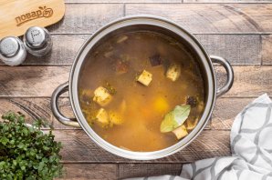 Постный суп с грибами Постный суп с грибами