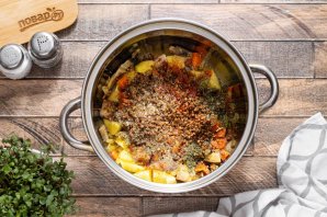 Постный суп с грибами Постный суп с грибами