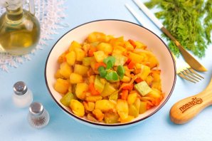 Рагу из кабачков и картофеля Рагу из кабачков и картофеля