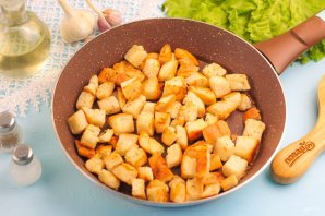 Салат "Цезарь" с майонезом