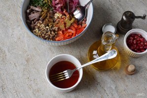 Салат "Тбилиси" с гранатом