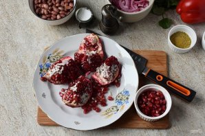 Салат "Тбилиси" с гранатом