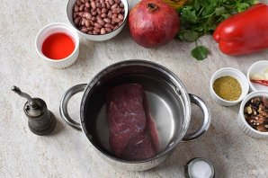 Салат "Тбилиси" с гранатом