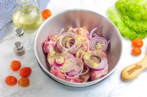 Шашлык с киви