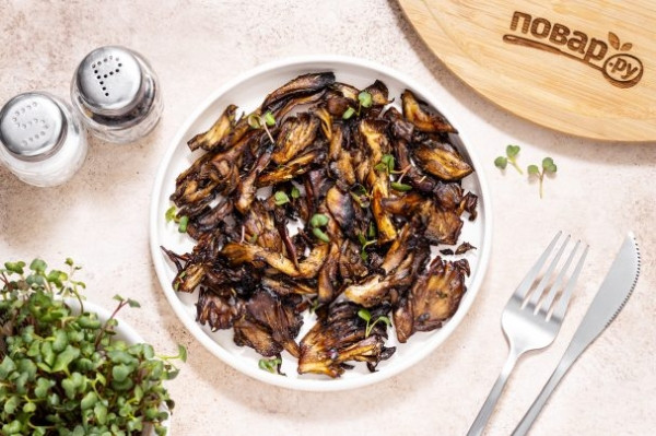 Жареные Майтаке Жареные Майтаке