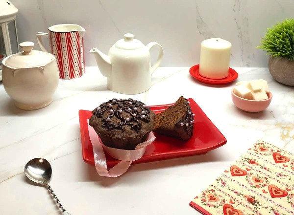 Шоколадные кексы с черносливом