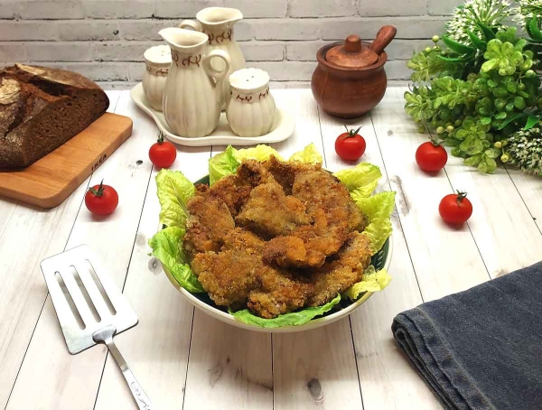 Куриная печень в панировке