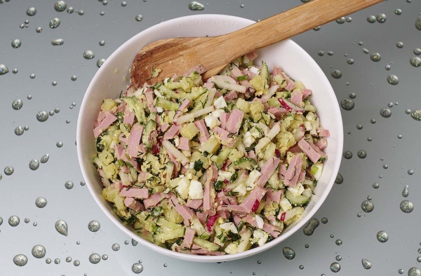 Окрошка на квасе