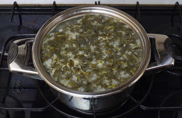 Суп из щавеля