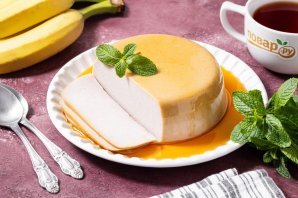 Банановый десерт без выпечки