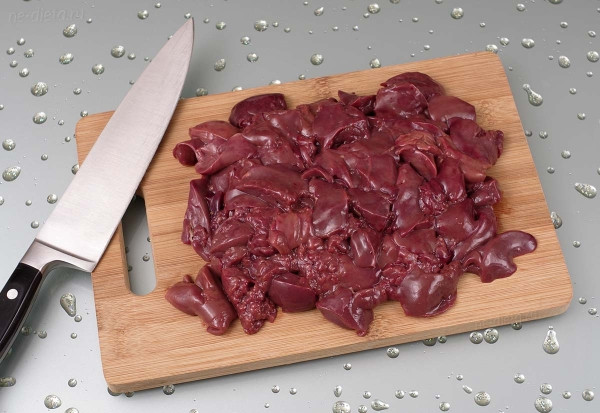 Плов с куриной печенью