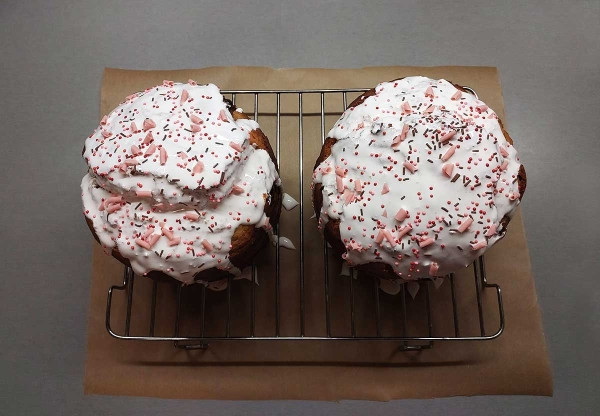 Пасхальные куличи с изюмом