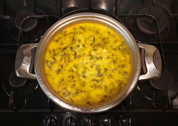 Суп из щавеля