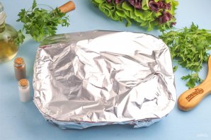 Краб в духовке