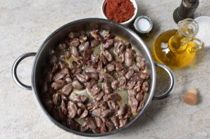 Куриные сердечки