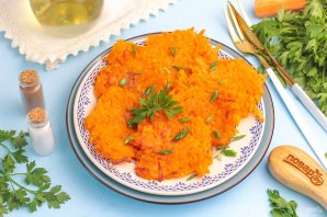 Постные морковные оладьи Постные морковные оладьи