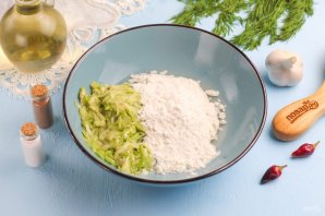 Постные оладьи из кабачков