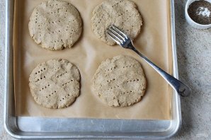 Постные ржаные лепешки