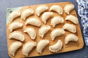 Постные вареники