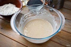 Постный маковый рулет