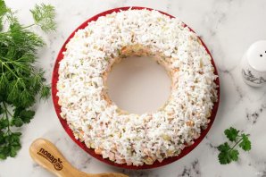 Салат "Пасхальный венок"