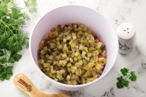 Салат "Пасхальный венок"