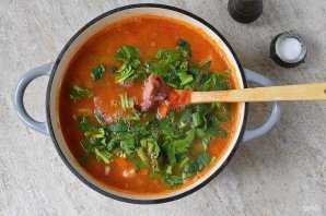 Суп из свиной рульки